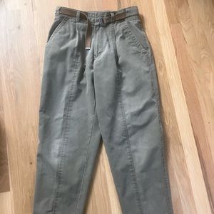 Vintage Bugle Boy cargo pants with belt